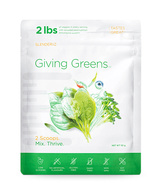 giving greens product by slenderiiz